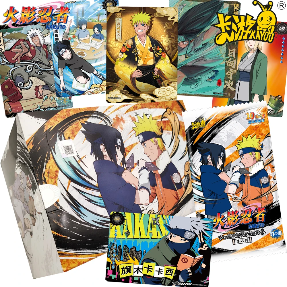 kayou-official-naruto-collection-cards-exquisite-art-ukiyo-e-style-anime-characters-visual-feast-limited-edition-cards-toy-gift