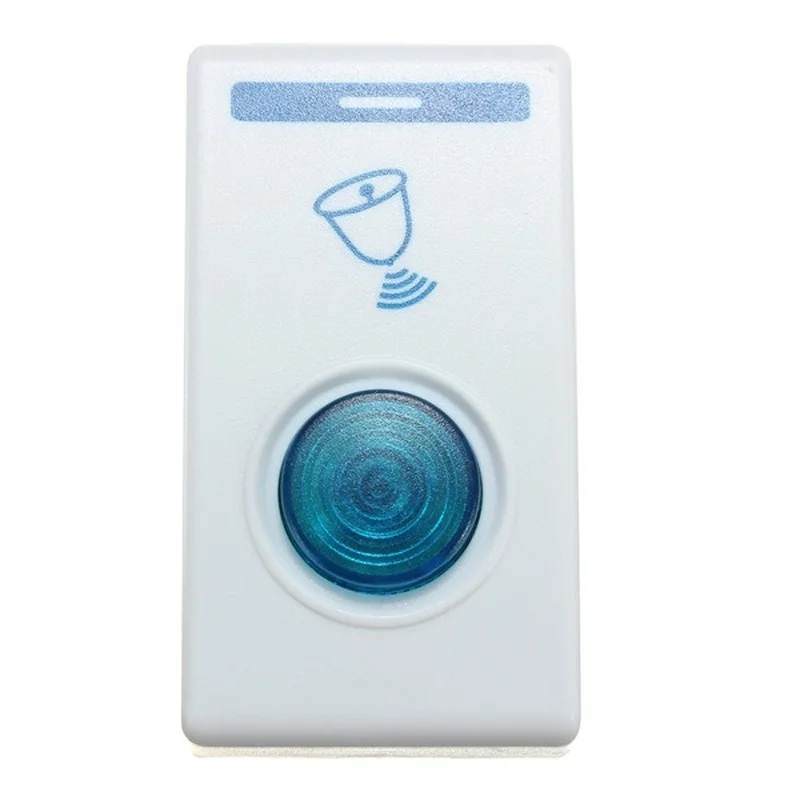 Imagem -03 - Campainha Led sem Fio com Controle Remoto Home Security Door Bell Doors Botão Receptor Alimentado por Bateria 32 Músicas Tune Anel 100m