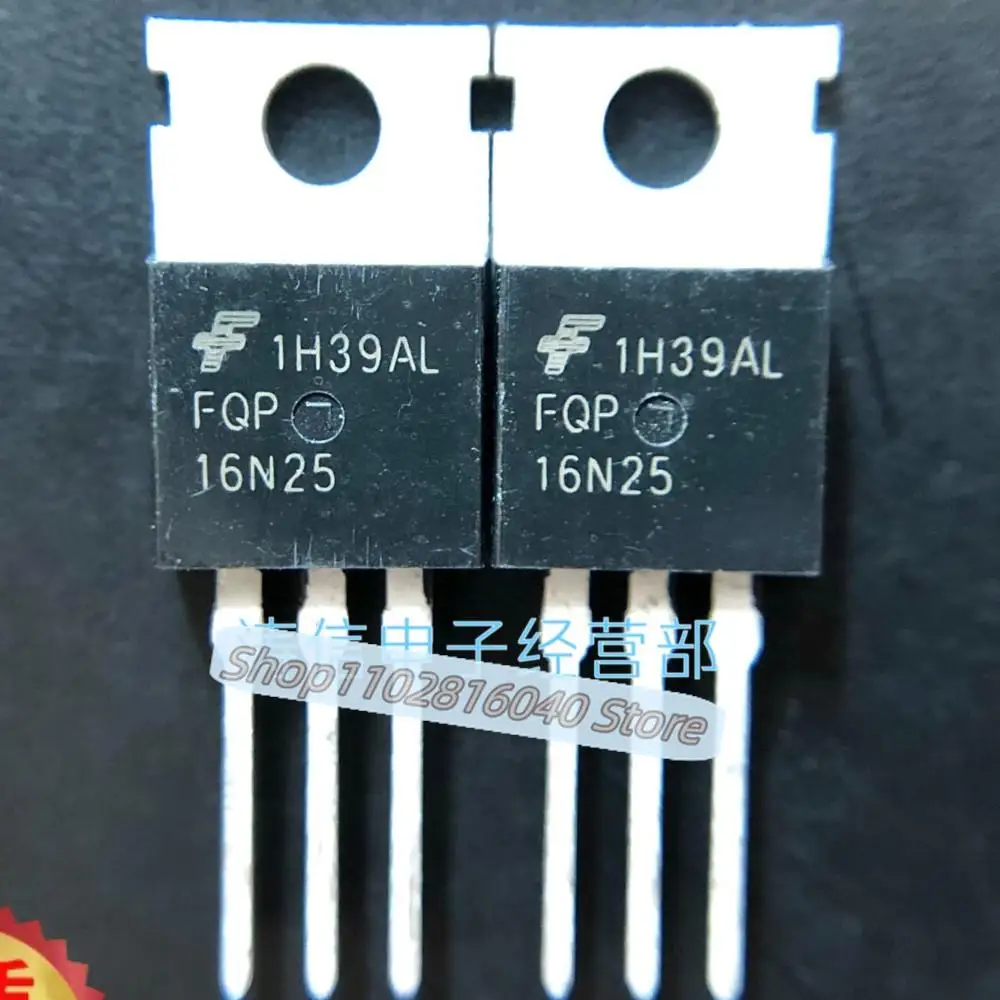 10PCS/Lot FQP16N25  MOS N TO-220 250V 16A  Best Quality Imported Original Spot