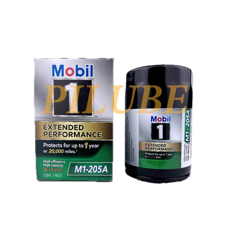 El filtro de aceite automotriz Mobil M1-205A proporciona filtración eficiente Protección del motor Larga vida útil Producto original