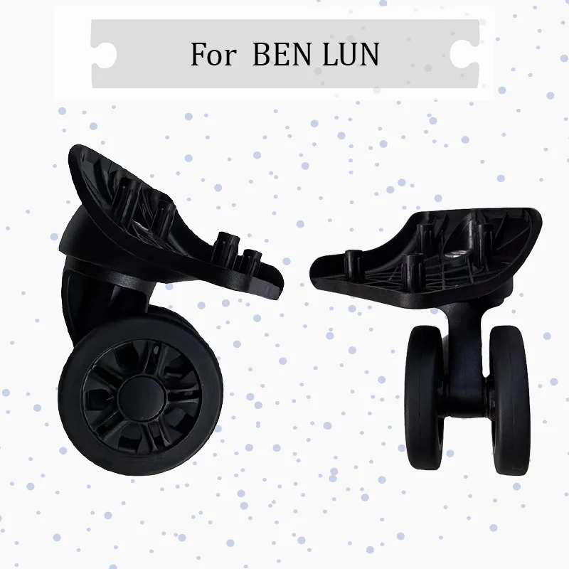 For BEN LUN Ultra-Smooth Silent Luggage Wheel Replacement - 360° Silent Swivel Wheel For Silent Travel Universal Fit