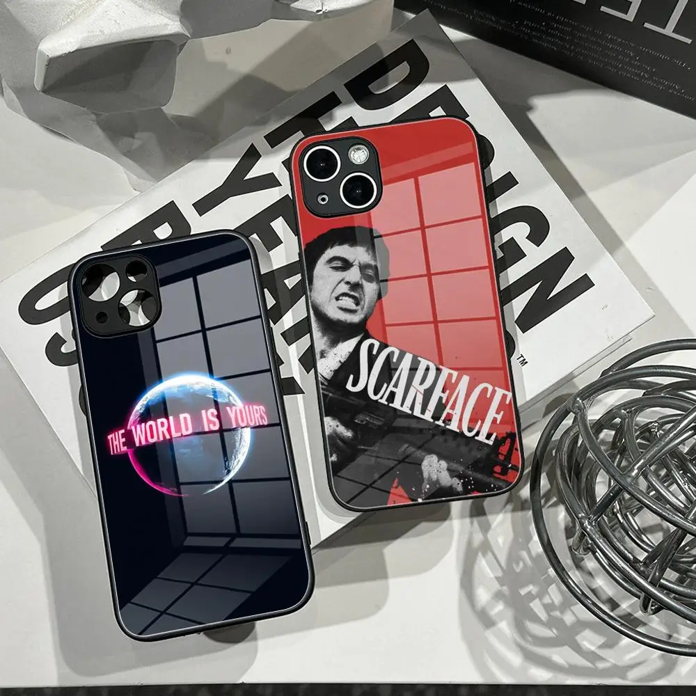 S-Scarface S-Scarface 1983 Pacino Movie Phone Case Tempered Glass Shell FOR IPhone 16ProMAX 14 12 17Pro Air 15 16 Plus 13 Pro MAX Cover - Aliexpress Deal