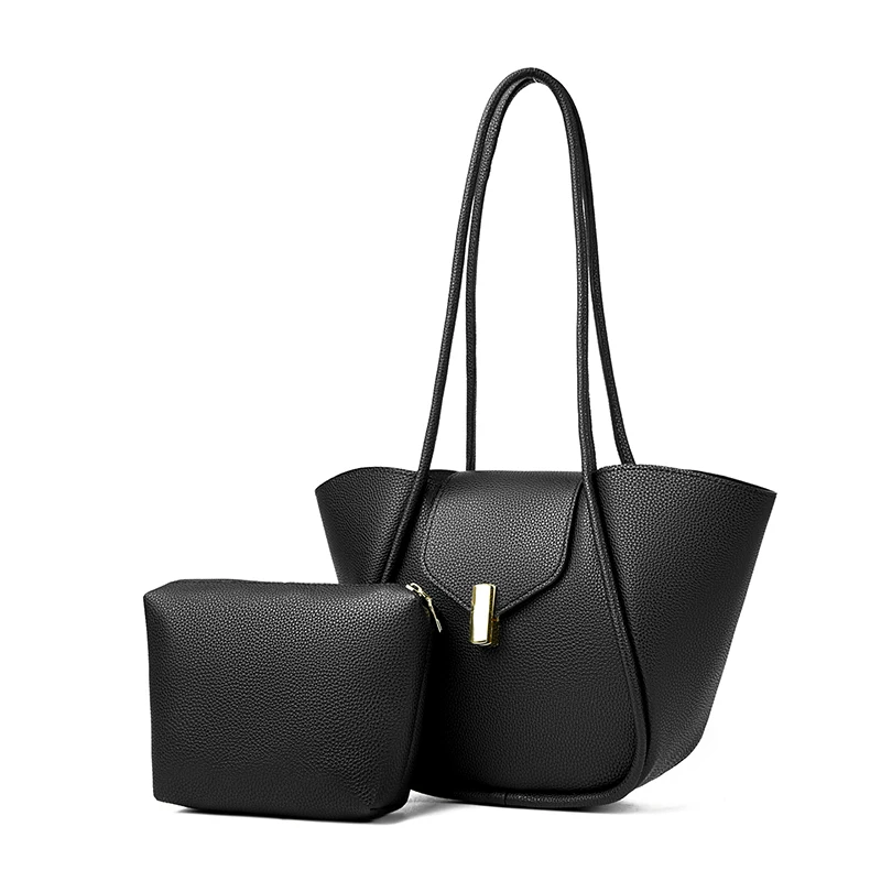 

Женские сумки из искусственной кожи большой вместимости, модные сумки-тоут, женские сумки через плечо, повседневные женские сумки для покупок