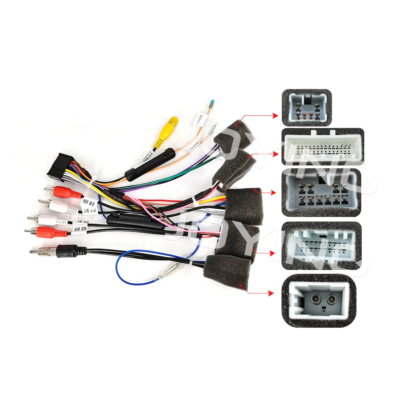 

JOYING 20 Pin Special wiring harness for Toyota car radio power adapter power cable radio plug