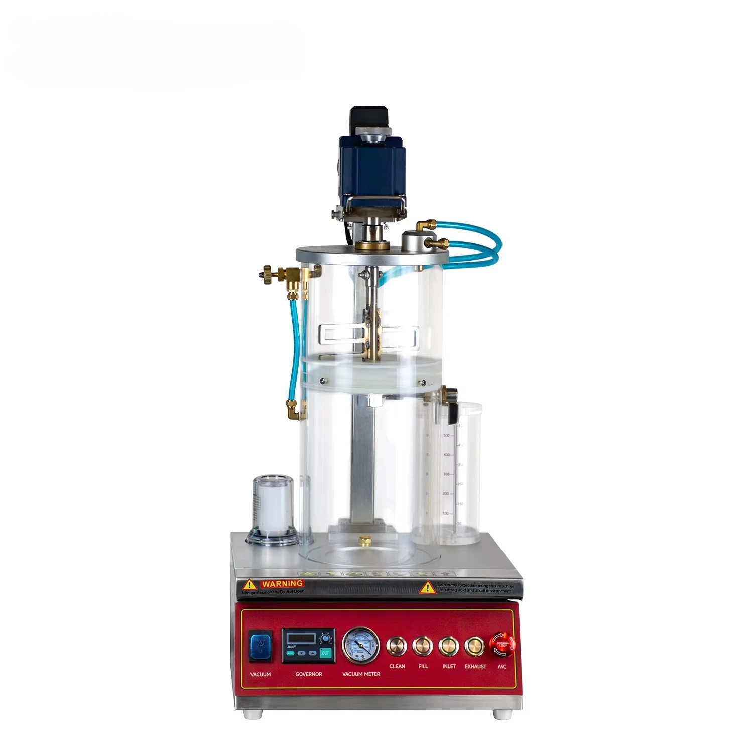 Yali Mini Jeweler Vacuum Mixer Machine with Pumb Investment Powder Mixing for Jewelry Plaster Mold Making Casting Equipment