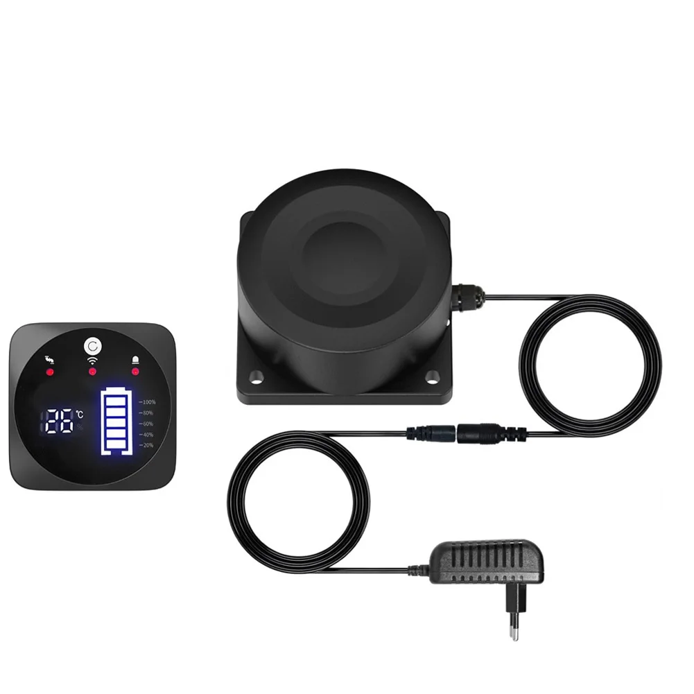 Tuya- WiFi Water Level Sensor Smart Water Tank Monitor Custom Threshold Alert- IP65 Waterproof 3 M Cable Remote Detection Tool