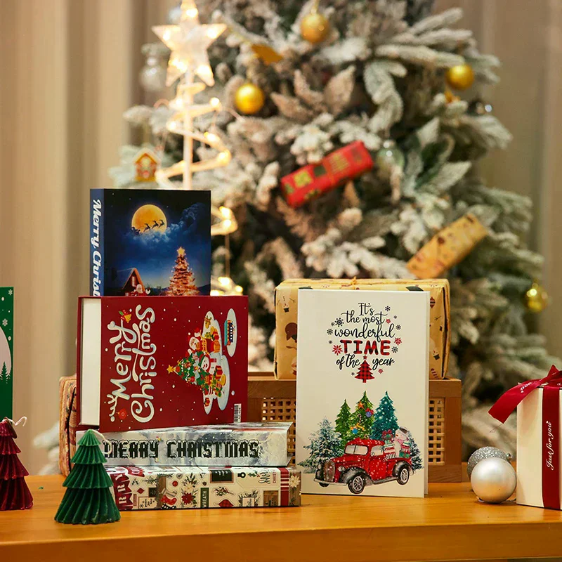Christmas Series Fake Books Decoration Living Room Aesthetics Prop Books Decorations Interior Coffee Table Ornaments Additional