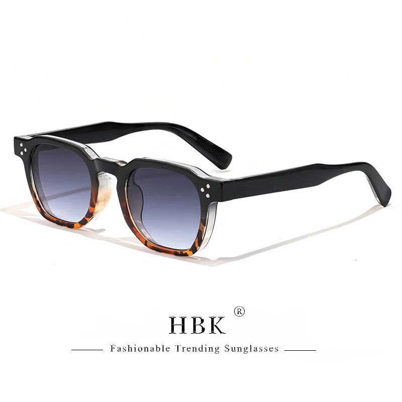 HBK Fashion Square männer Sonnenbrille Männer Punk Vielseitige Sonnenbrille Retro Reise Outdoor Radfahren UV400 Lunette De Soleil Homme
