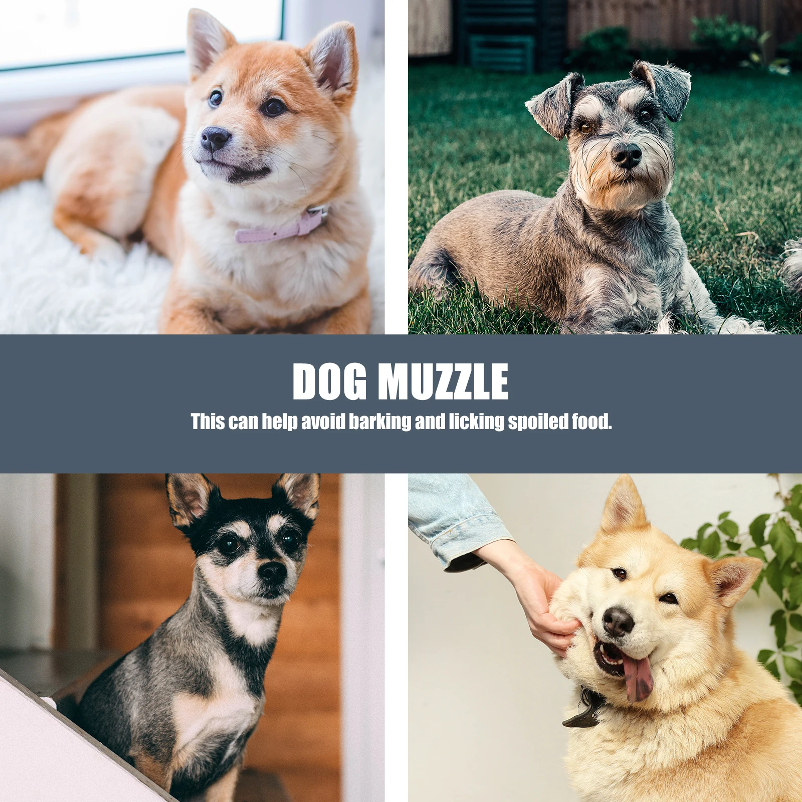 

Anti-calling Dog Mouth Mesh for Mouthpiece Breed Muzzle Pet Supply Breathable Anti-biting Printed Accessories