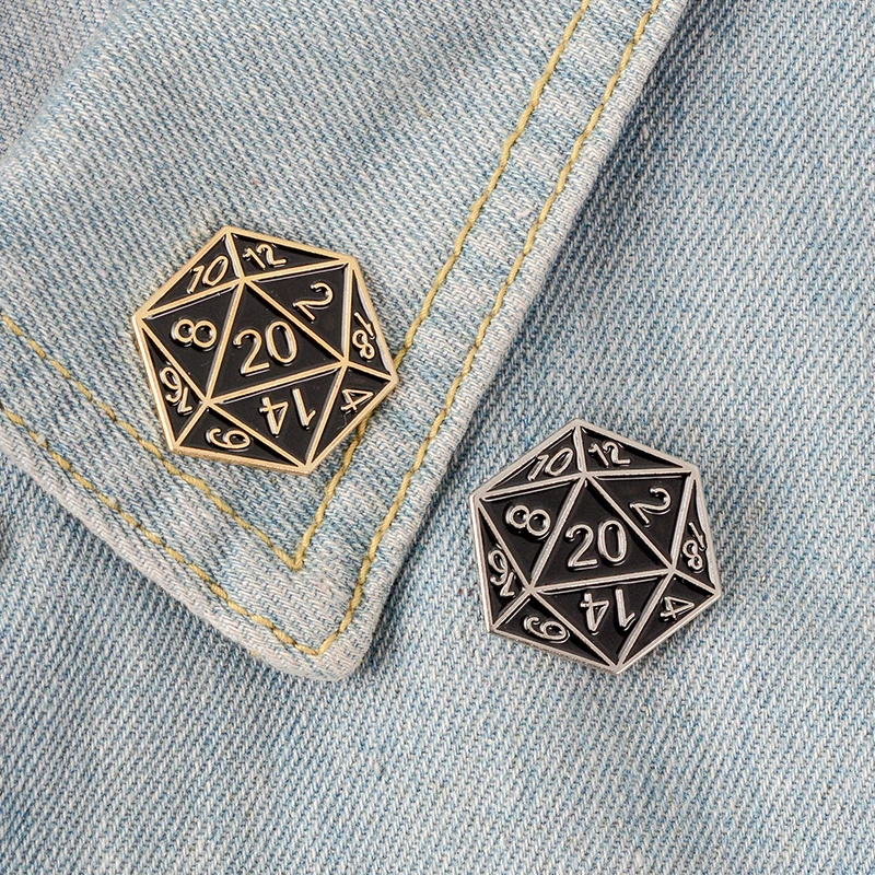 Creative Geometric Hexagon Enamel Pin Custom Mathematical Laws Metal Brooch Denim Jacket Lapel Badge button Fashion Jewelry Gift