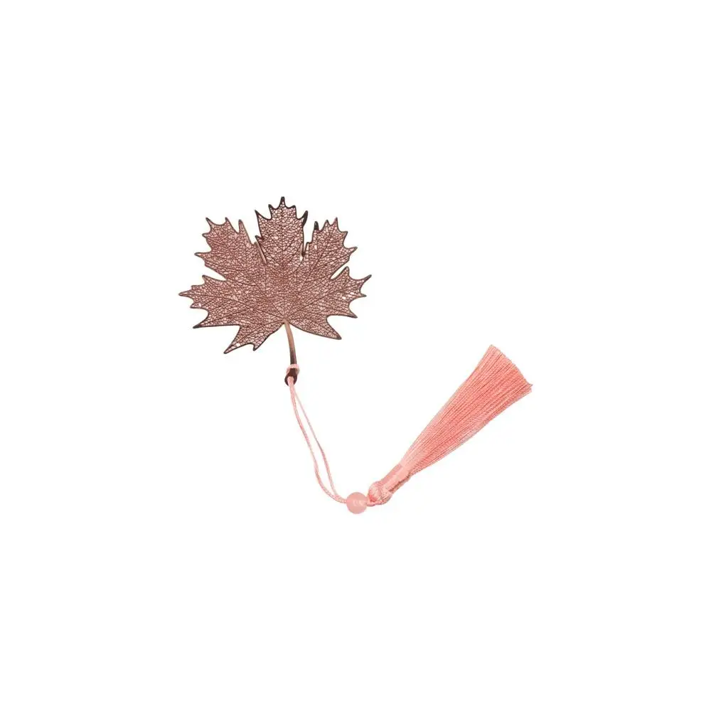 Gift Book Lovers Student Stationery Book Page Marker Metal Reading Bookmark Book Paginator Hollowed Leaf Flower Bookmark