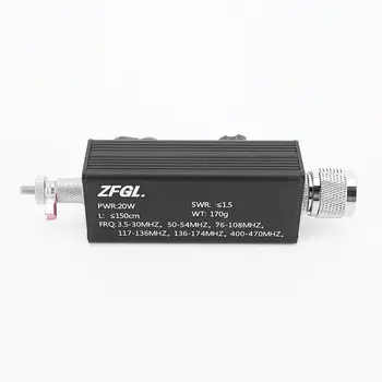 20W QRP 全頻段調諧天線 5MHz-55MHz 調諧短波天線 HF 全頻段調諧天線,適用於 UHF 和 VHF 頻段 8 最佳銷售 高頻無線電天線 - №4