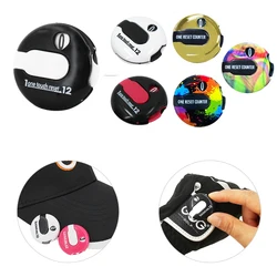 Golf Stroke Counter Mini Portable Easy Reset Up to 12 Strokes Golf Score Counter Black White Red Drop Ship