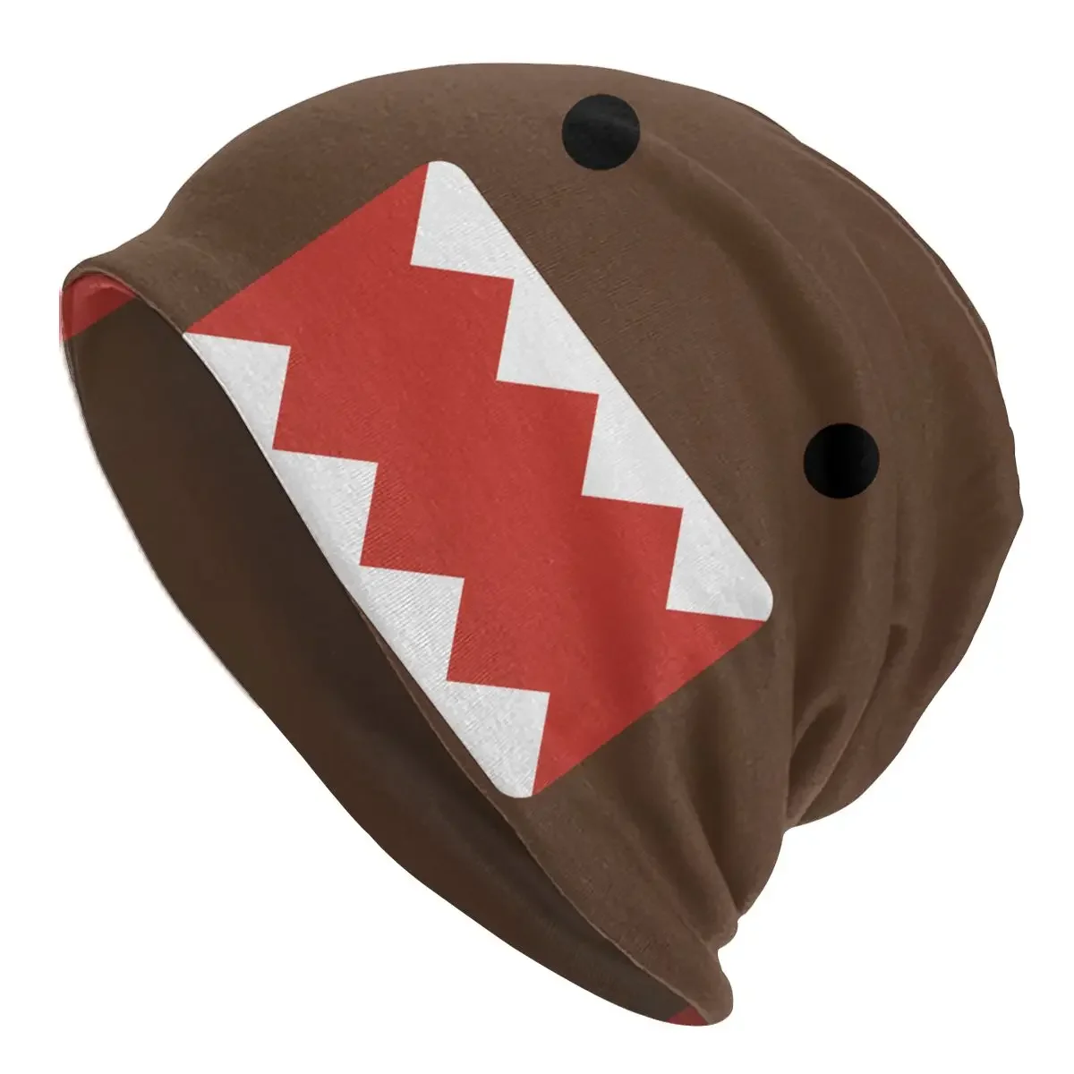 Vintage Bonnet Homme moda cienkie Skullies czapki Domo Kun czapki z motywem kreskówkowym dla kobiet mężczyzn nowatorskie czapki