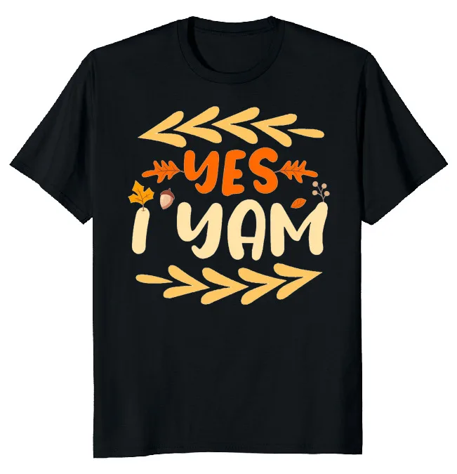 

NEW LIMITED Yes I Yam Potato Couple Funny Novelty Tee M-3XL Fast Shipping