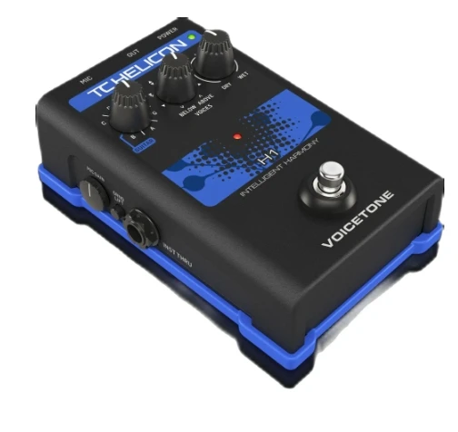 TC-Helicon VoiceTone H1 Single-button stompbox Simple 3-knob control for great sounding guitar controlled harmony