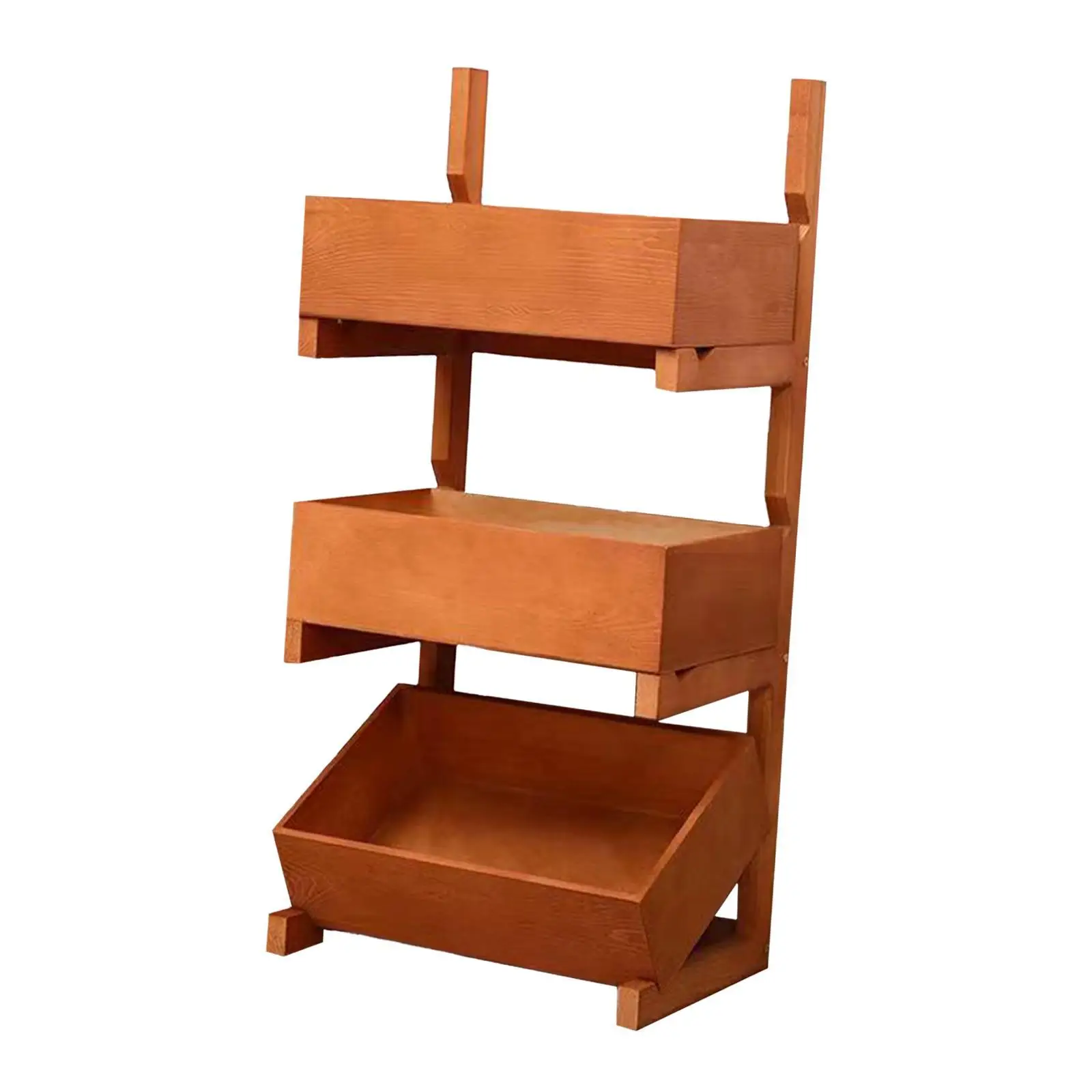 Floor Shelf Snack Stowage Basket Organization Practical Convenient Fruit Storage Basket Drink Holder for Bedroom Home Kitchen