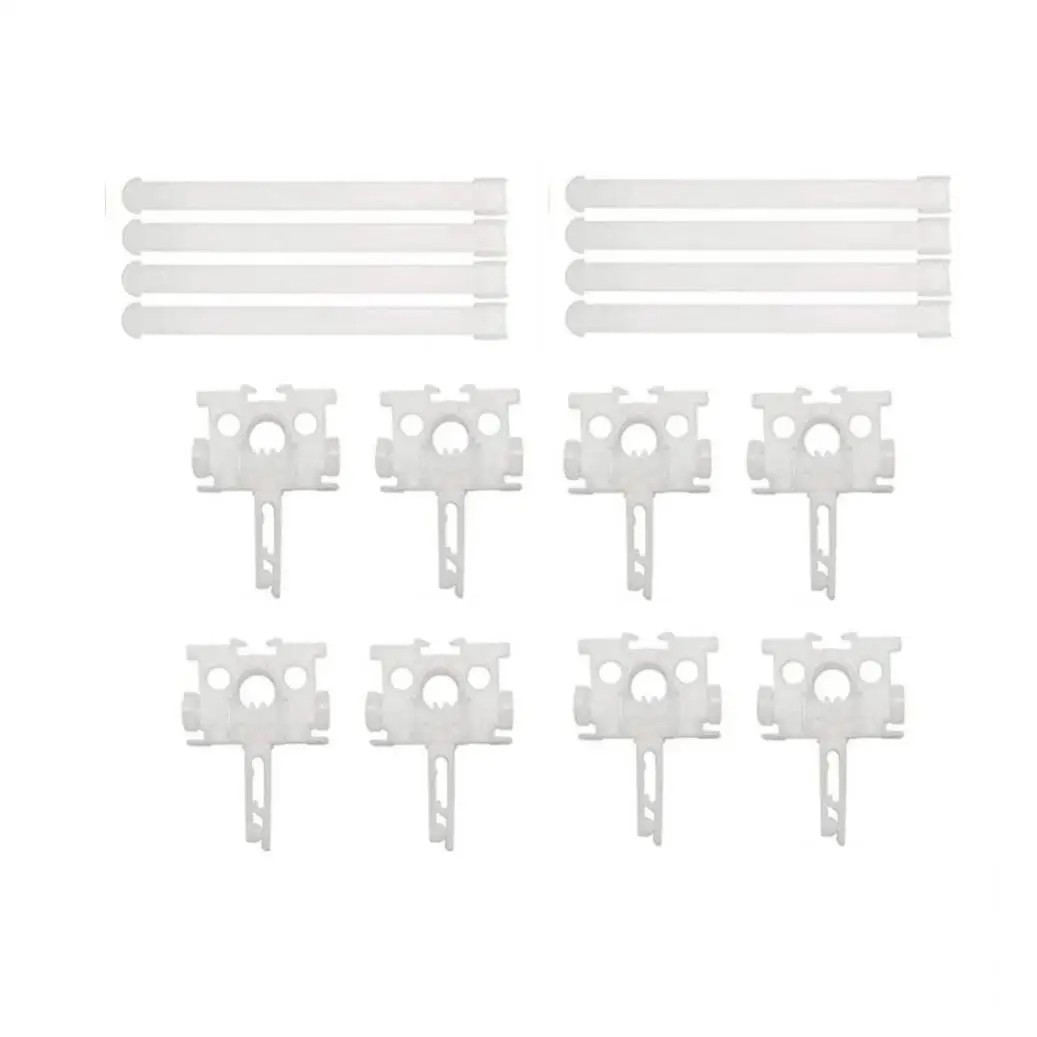 8pcs White Vertical Shutter Repair Bracket for Shutter Parts Replacement Window Curtain Shutter Accessories