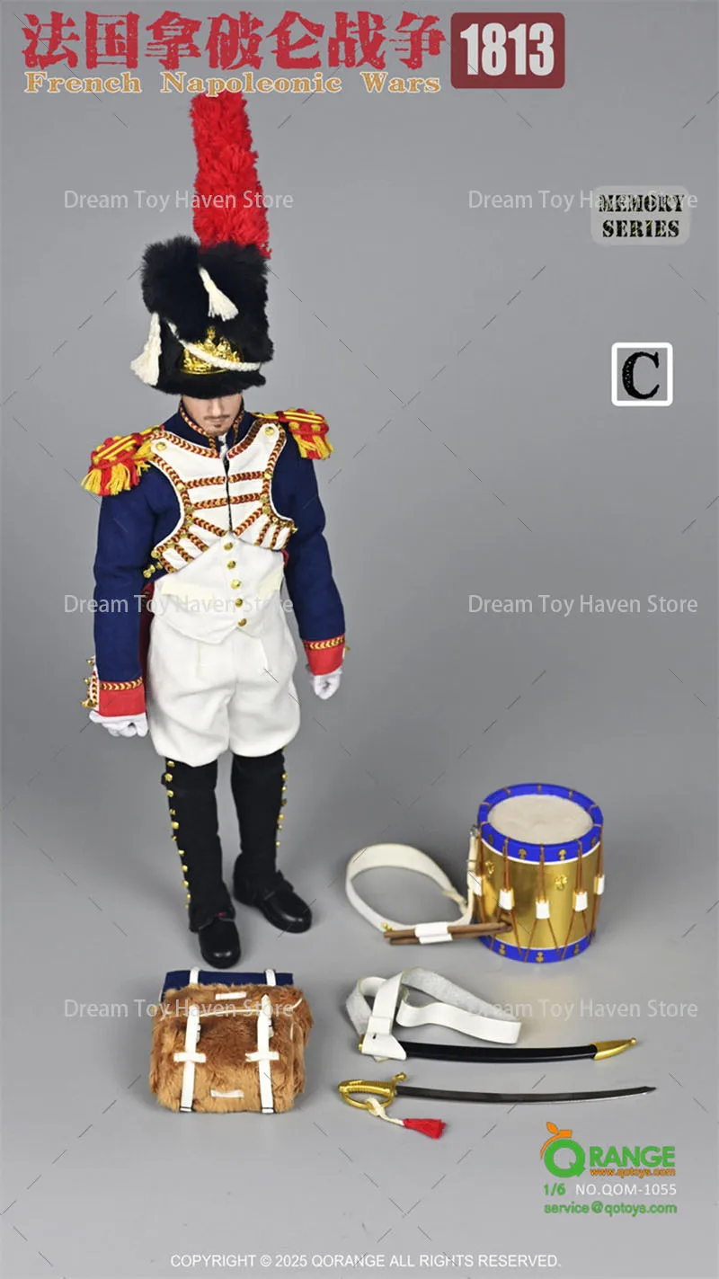 QORANGE QOM- 1055 1/6 Scale Men Soldier Memory Series Napoleonic French Wars Combat Equipment Accessory Fit 12Inch Action Figure