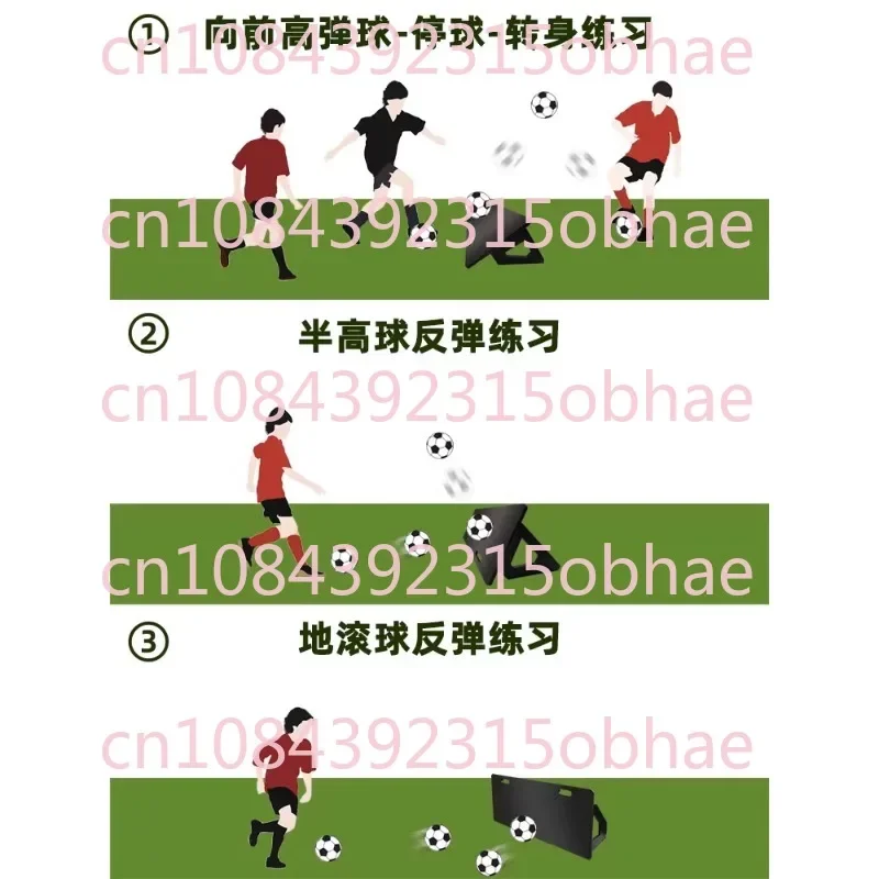 Soccer Rebound Board Three Angles Rebound Net Board Baffle Rebound Wall Football Training Equipment