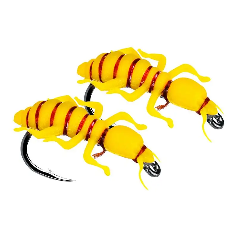 Fly Shaped Fishing Bait Fly Fishing Fly Topwater Bait Fly Lure Fishing Bait Topwater Fishing Fly Simulation Pseudo Bait Water