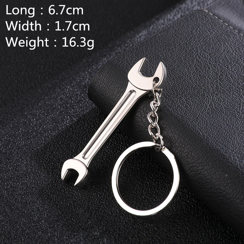 Keychains For Men Car Bag KeyRing Combination Tool Portable Mini Utility Pocket Clasp Ruler Hammer Wrench Pliers Shovel