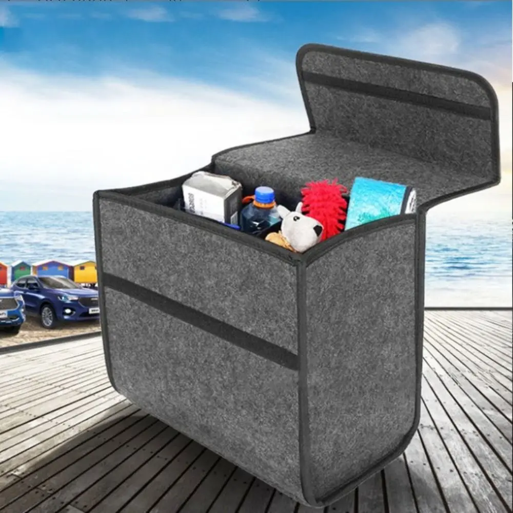 

Портативный складной органайзер для автомобильных ботинок, практичная фетровая ткань, автомобильная сумка для хранения, подходящие инструменты для хранения мелких предметов