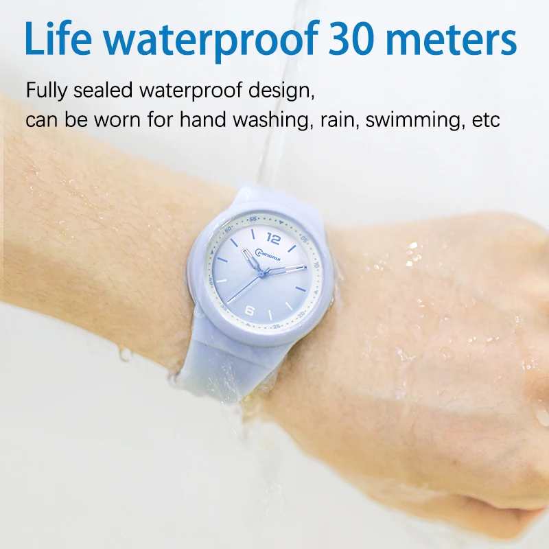 ZH228 ساعة أطفال كاجوال وعصرية جديدة مقاومة للماء بطول 30 مترًا كوارتز ﻿