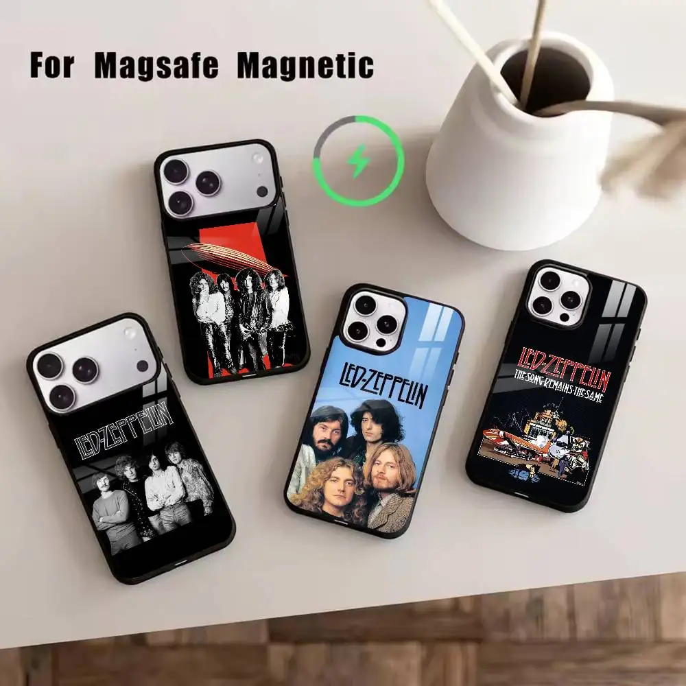 

L-Led Z-Zeppelin Phone Case For iPhone17,16,15,14,13,12,11 Plus,Pro Magnetic with Magsafe Wireless Charging
