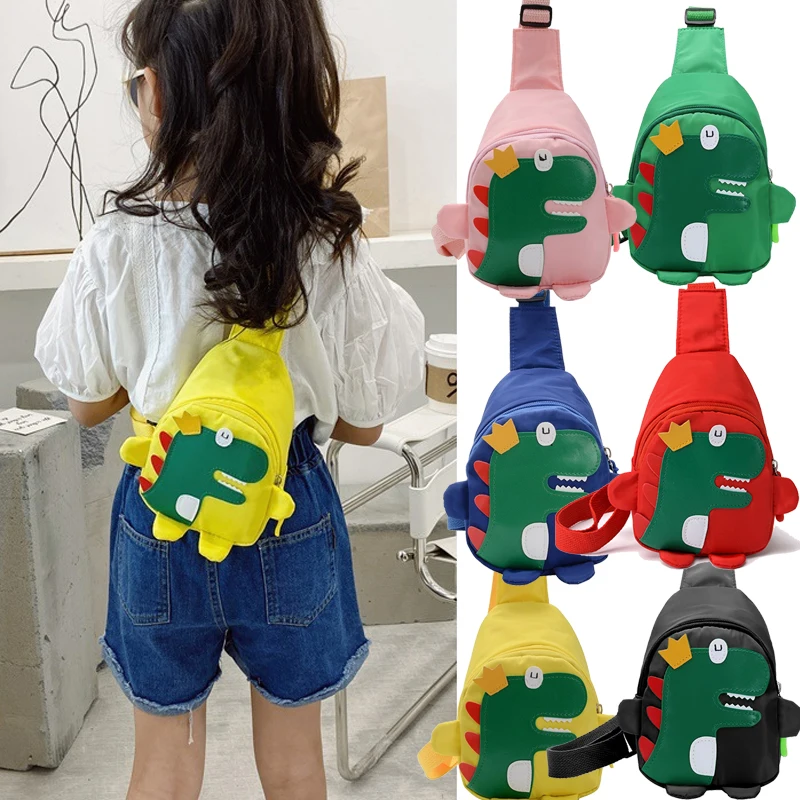 

2023 Kids Cartoon Dinosaur Backpack Boys Girls Cute Bags Children Crossbody Bags Kids Bag Mini Cross Bag Toddler School Backpack