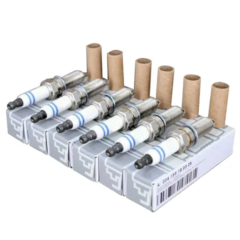 메르세데스 벤츠용 점화 플러그 0041591803, 메르세데스 벤츠 G550 GL450 550 GLK350 ML350 R350 S400 550 SL550 SLK250 280 300 350, YR7MPP33, 6 개 세트