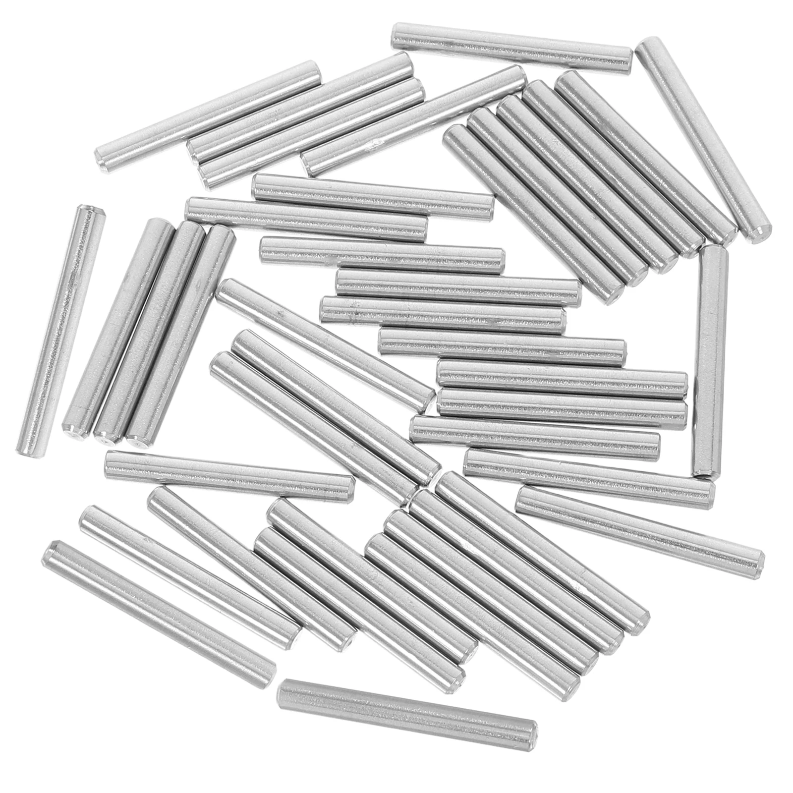 

40 Pcs Stainless Steel Cylindrical Dowel Shelf Support Fittings Metal Pegs Fasten