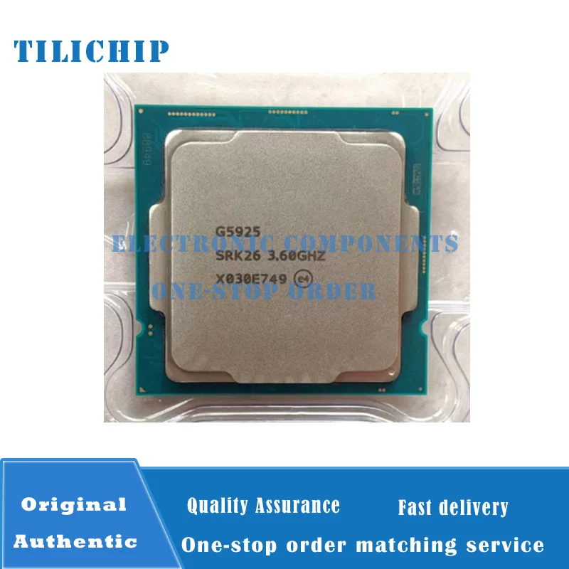 

Процессор G5925 3.6ГГц 4МБ 58Вт 14нм 2 ядра 2 потока LGA1200