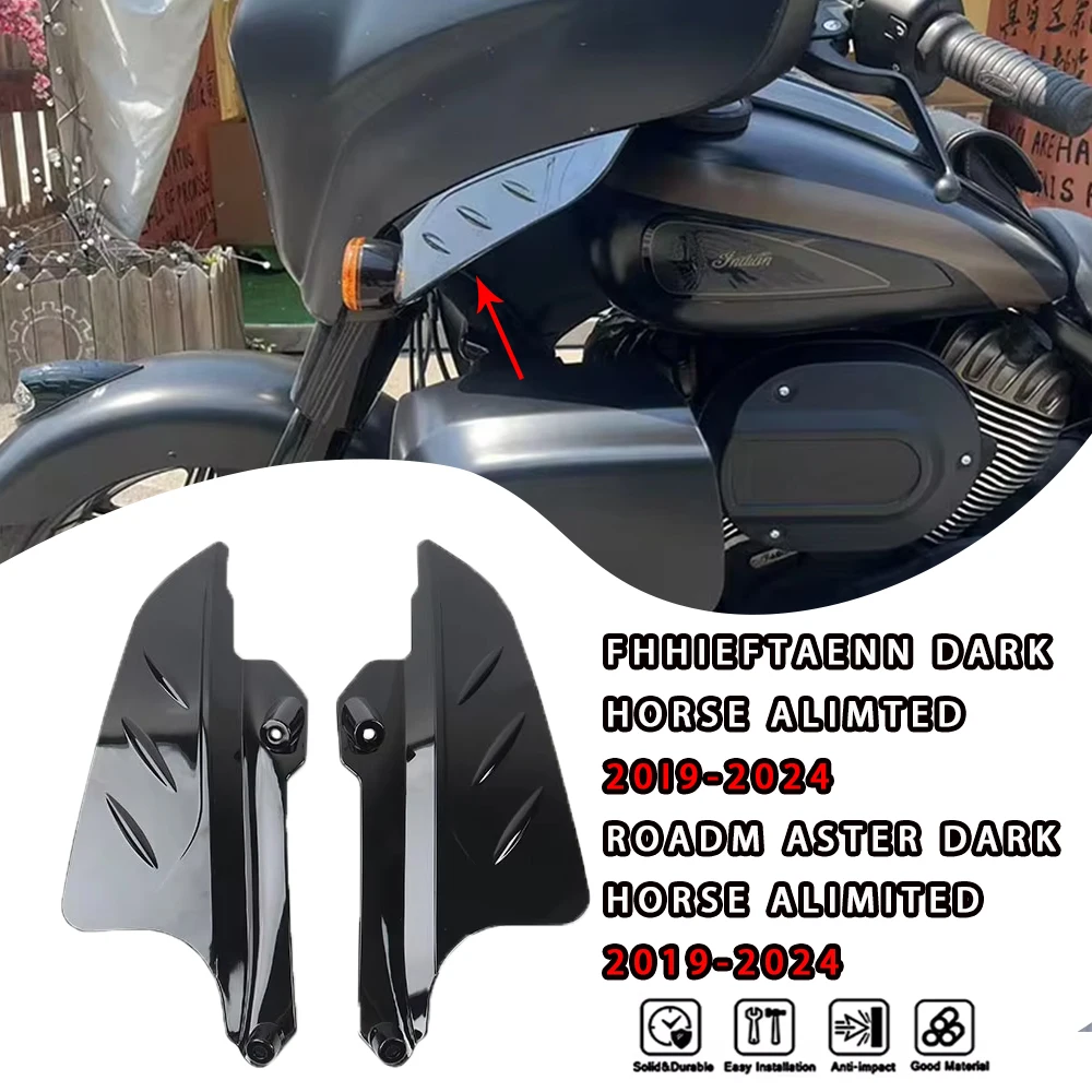 

Комплект бокового спойлера мотоцикла для Индии Roadmaster, комплект дефектов обтекателя Dark Horse Limited 2019-2024, новый аксессуар