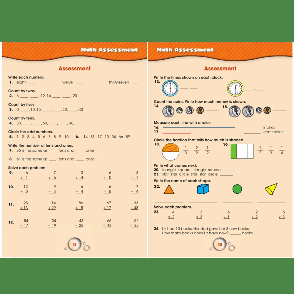 Summer Splash Learning Activities Reading Primary school mathematics practice books learning math educational toys for children