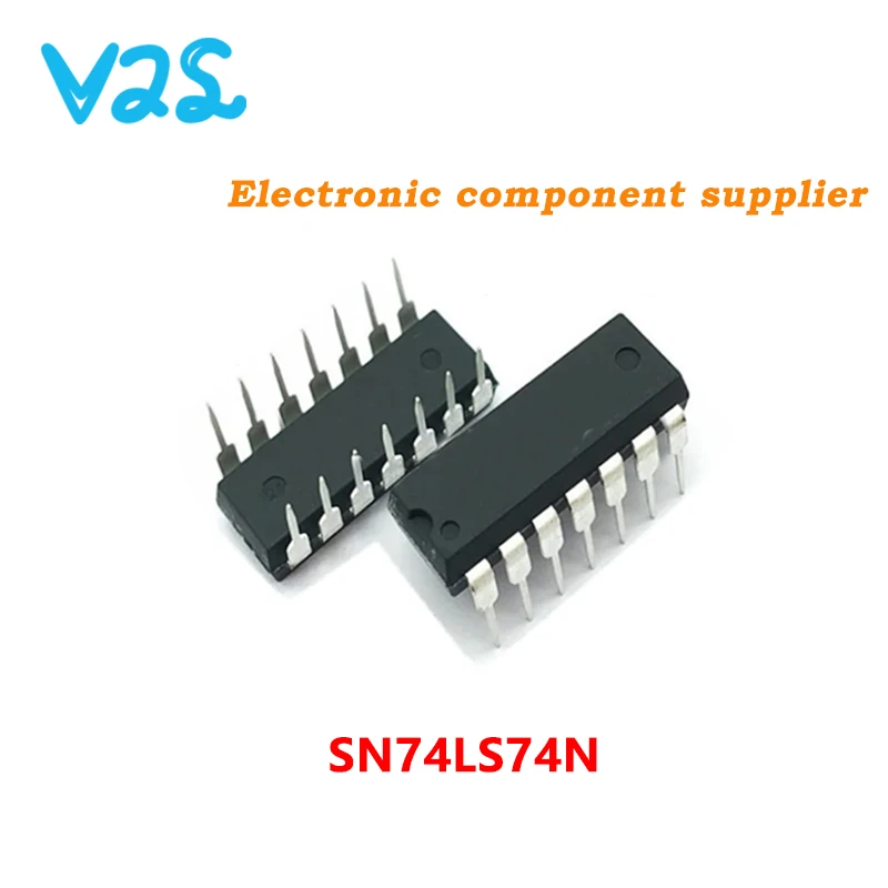 

(10pcs) 100% New SN74LS74N DIP14 SN74LS74 74LS74N 74LS74 DIP Integrated IC
