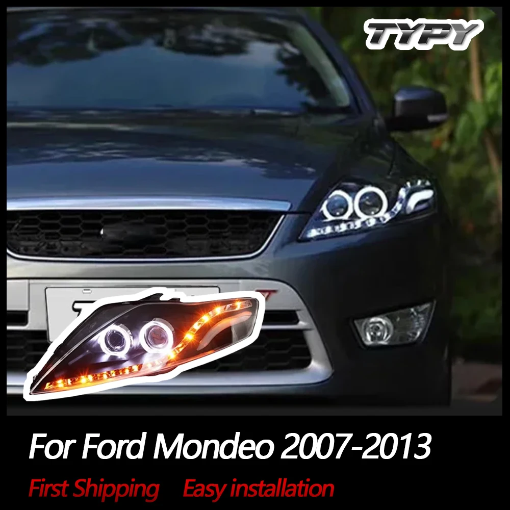 

TYPY Car Light For Ford Mondeo 2007-2013 Headlight LED Projetor head Lamp Daytime Running Light Automotive Accessories
