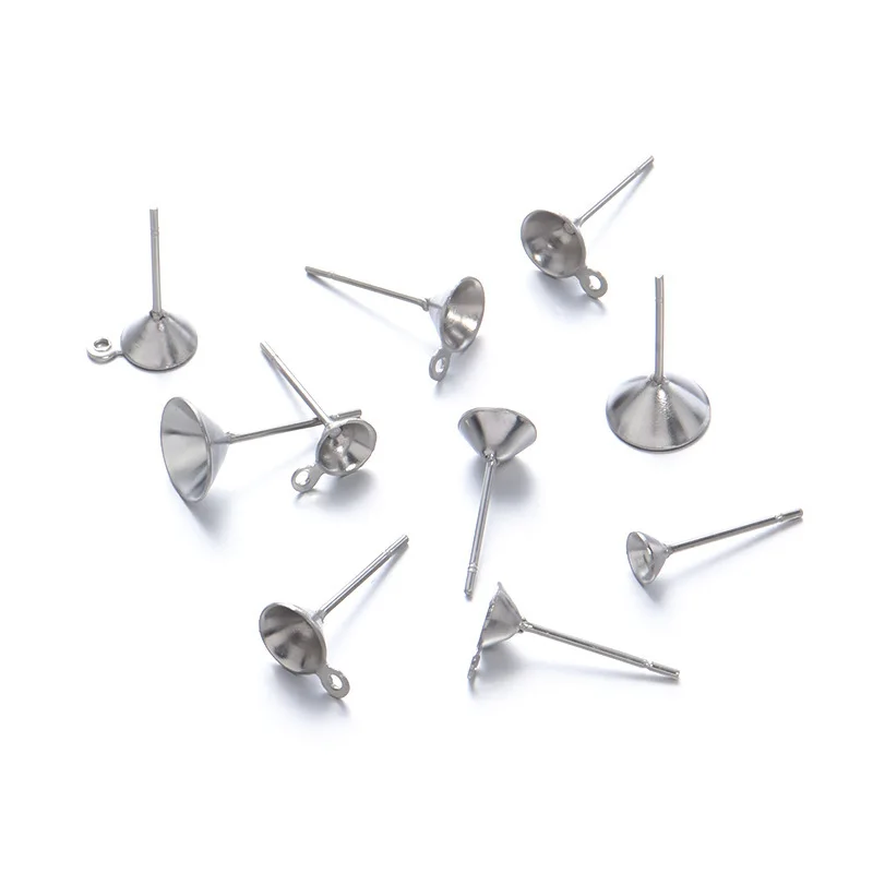 

Right Road New High-end 1000 Pcs/pack Wholesale of Stainless Steel Tip Cup Earnail Needles DIY Jewelry Accessories