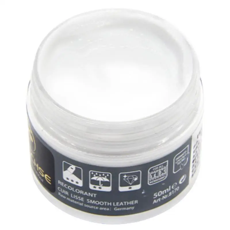 

Leather Restorer For Furniture 50ml Recoloring And Renew Balm Repair Tool Faded Cracked Leather Couches Boat Car Seats Furniture
