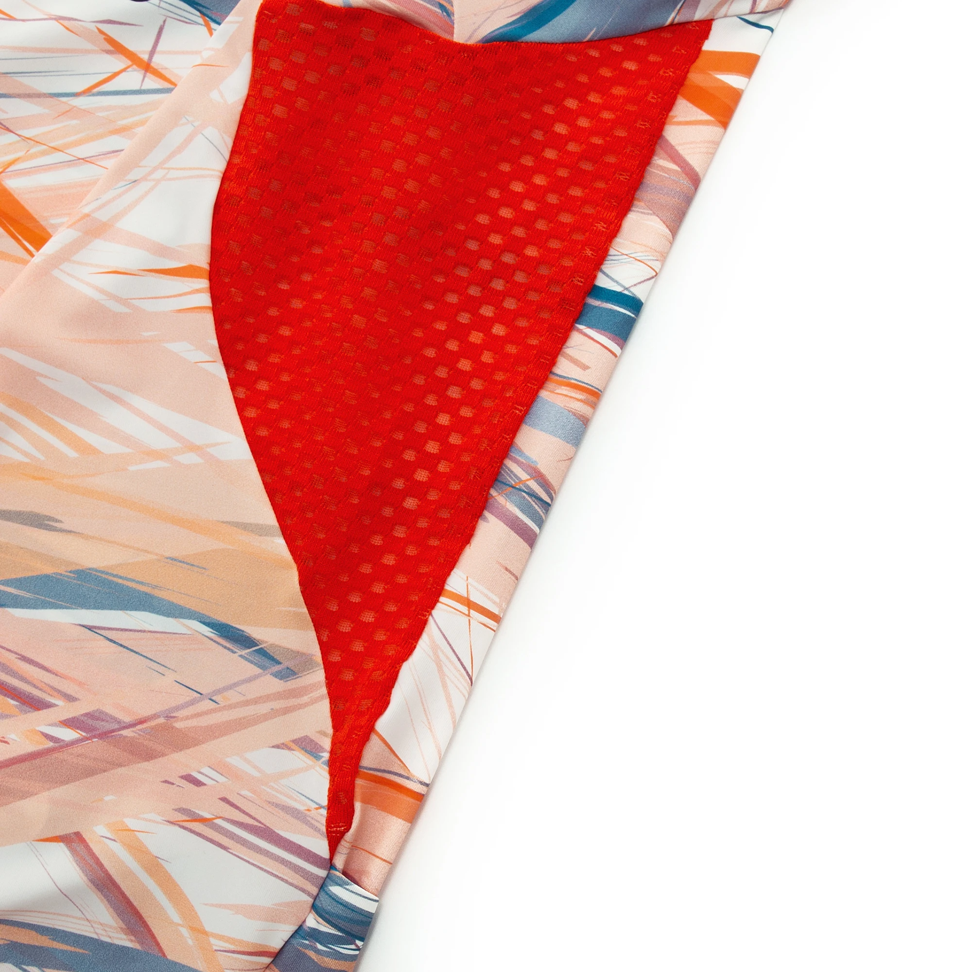 YKYW Herren-Radtrikot, kragenlos, weich, leicht, für Rennräder, atmungsaktiv, Sommer, kurzärmelig, nahtlos, schmal geschnitten – Detail 24