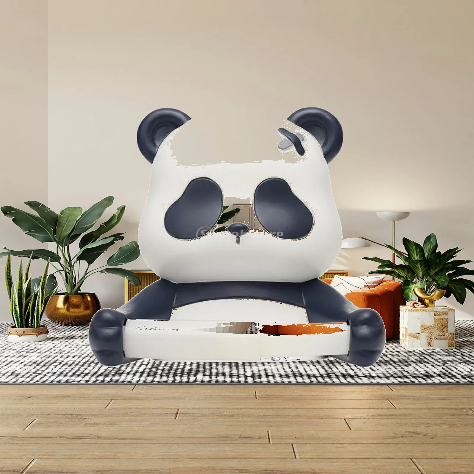 Creative Panda Cartoon Tissue Holder Resin Toilet Roll Rack Wall Hanging Animal Paper Dispenser for Bathroom Decor