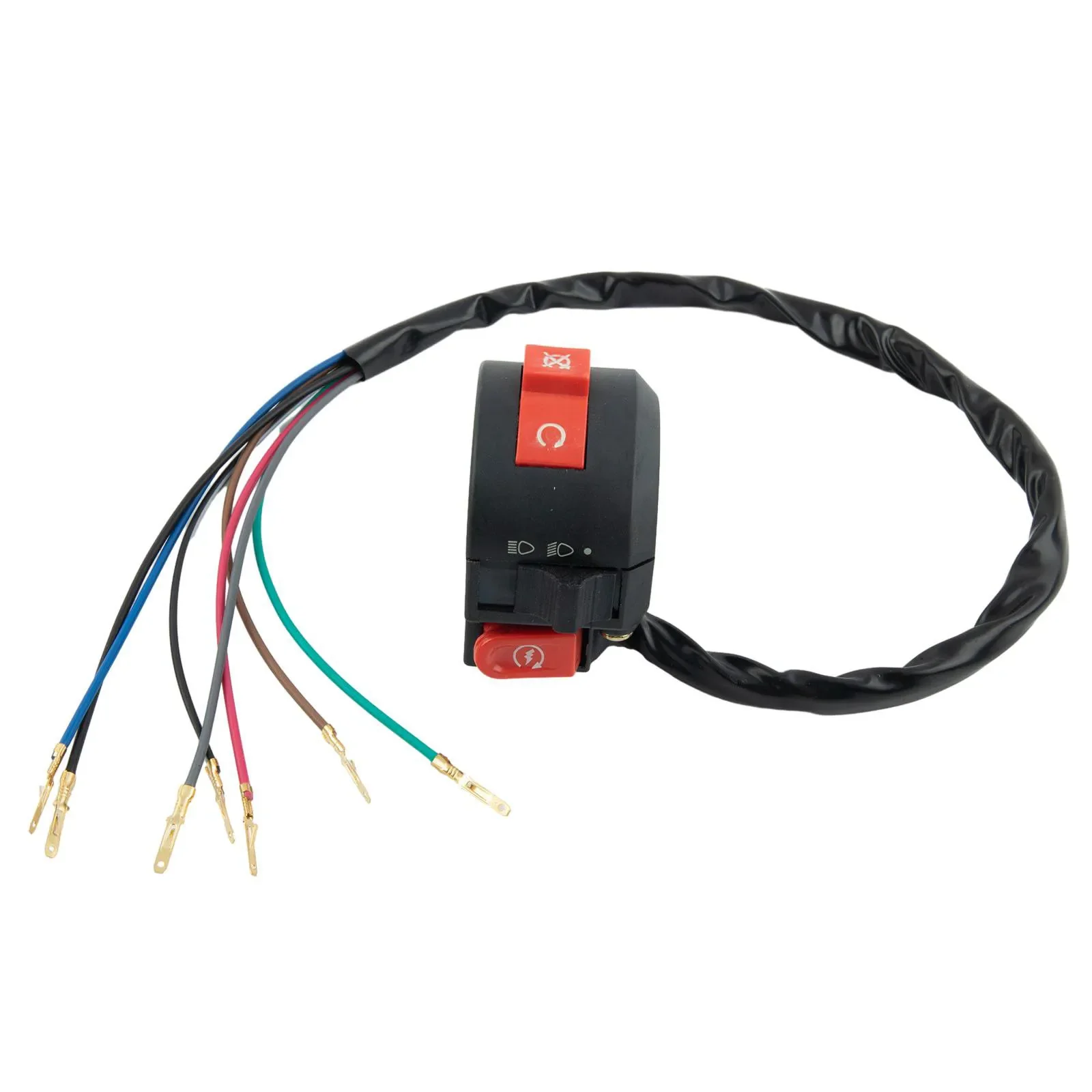 

Hot Sales Start Switch Car Replacement For Coolster 50cc Parts For ATV Quad 7-pin Male Kill Fits 7/8" Handlebar