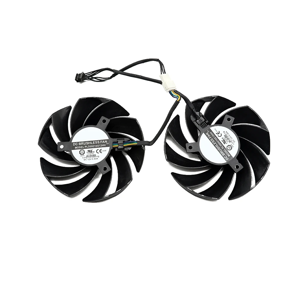 MSI RTX 4060 VENTUS 2X BLACK OC 8G, MSI 4060Ti VENTUS 2X BLACK OC용 90MM 그래픽 카드 팬 GPU 쿨러 썸네일 3