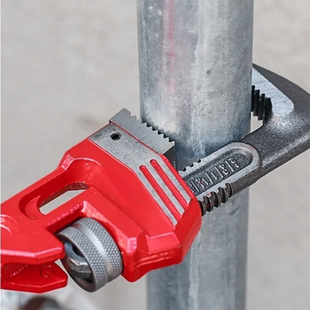 مفتاح ربط أنبوبي قابل للتعديل، مفتاح ربط سريع الفتح، أداة سباكة متينة لإصلاح الأنابيب وإزالة الجوز