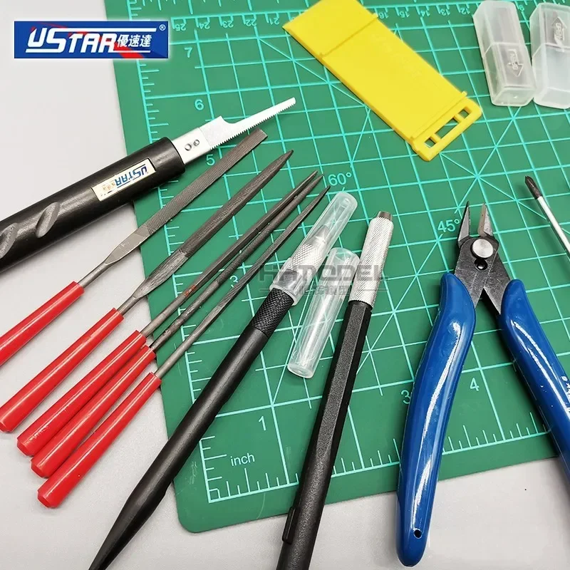 Ustar UA-90076 18pcs/lot Novice Model Special Tool Set Assembly Model Building Tools For Model Hobby Making DIY