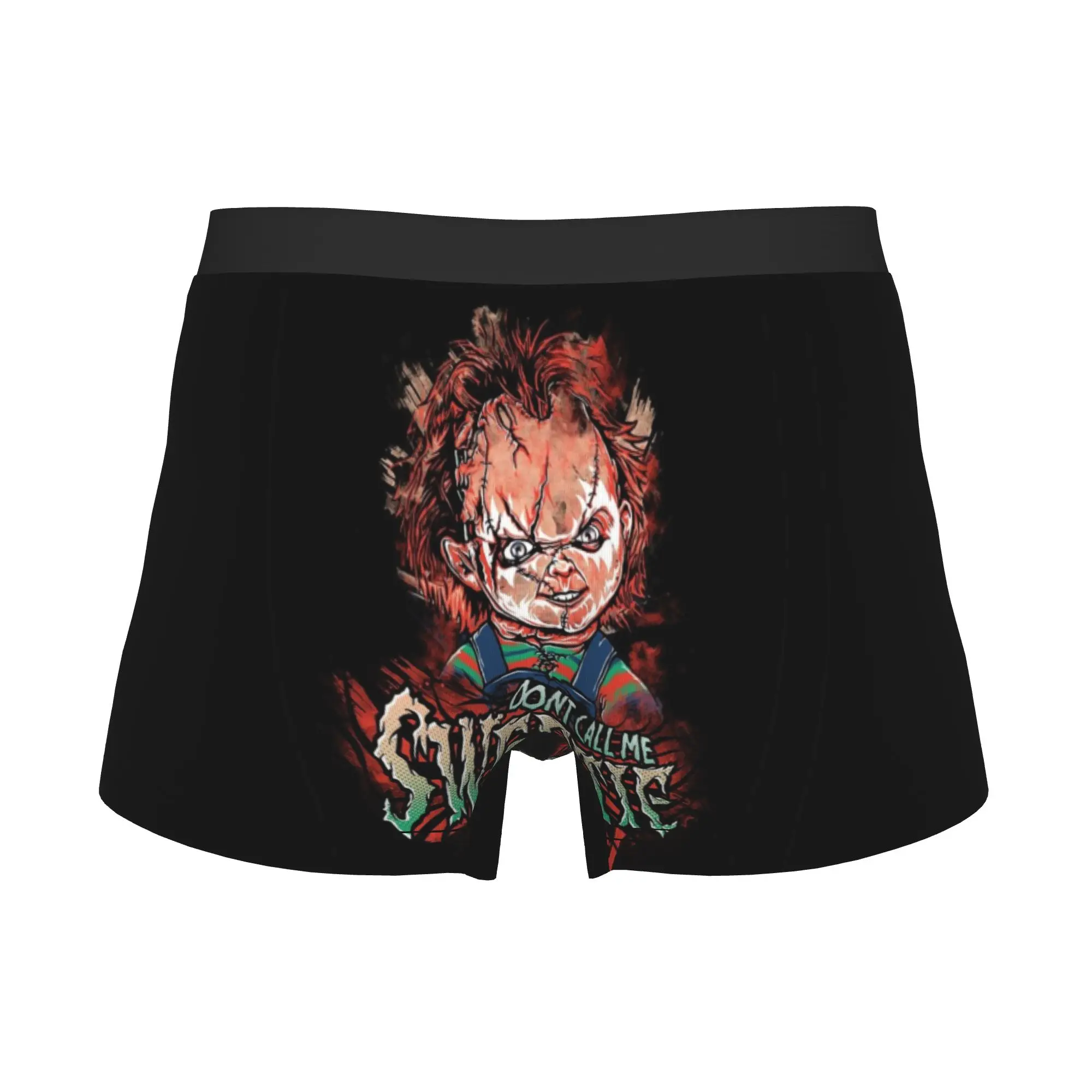 Novelty Game of Chucky Boxers Shorts Panties Men's Underpants Stretch Child's Play Movie Briefs Underwear