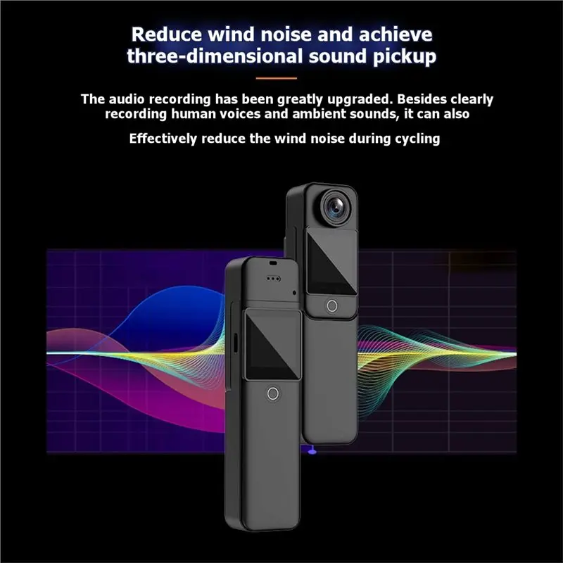 A42Z-C300 Pocket Action Camera 4K 30FPS With Long Battery Life 5G Wifi Portable Vlog Camera For Outdoor Adventure
