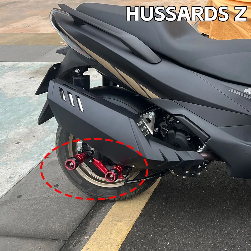 For ZONTES 368G 368 G 368 368E 2024 2025 Motorcycle Falling Protection Exhaust Slider Crash Pad Slider 368G Zontes Accessoires