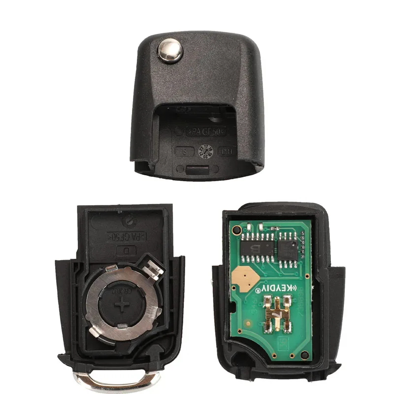 Jingyuqin 81996-1h100 remoto chave do carro inteligente para kia ceed 2006-2009 433mhz oka180t 2 botões de controle completo com lâmina hy22