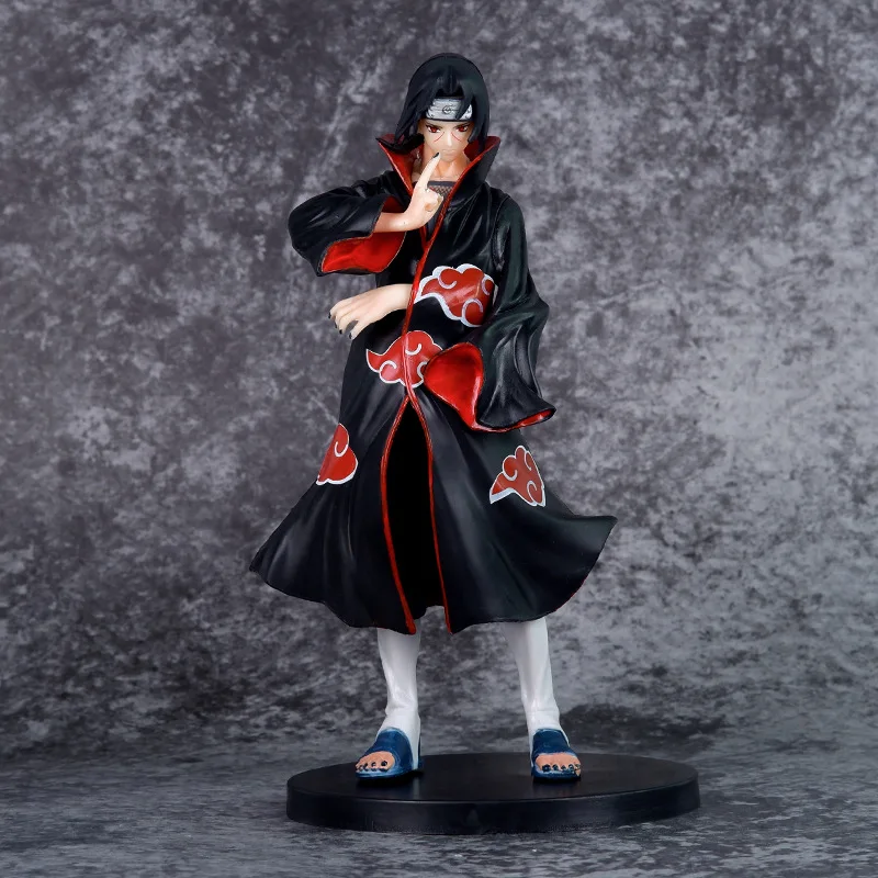 22cm Anime Naruto Figure Uchiha Sasuke Itachi Action Figure Naruto Kakashi Figure PVC Statue Model Doll Collection Toy Gift Kids